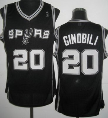 San Antonio Spurs 20 Manu Ginobili Black Revolution 30 NBA Jerseys San Antonio Spurs 20 Manu Ginobili Black Revolution 30 NBA Jerseys