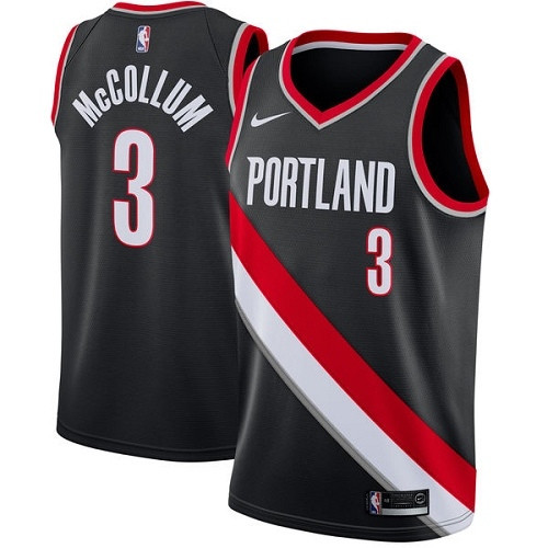 Blazers #3 C.J. McCollum Black Youth Basketball Swingman Icon Edition Jersey Blazers #3 C.J. McCollum Black Youth Basketball Swingman Icon Edition Jersey