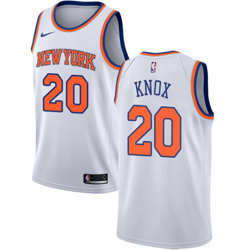 Knicks #20 Kevin Knox White Women's Basketball Swingman Association Edition Jersey Knicks #20 Kevin Knox White Women's Basketball Swingman Association Edition Jersey