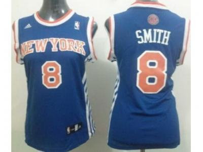 NBA Women New York Knicks #8 JR Smith Blue Revolution 30 Swingman NBA Women New York Knicks #8 JR Smith Blue Revolution 30 Swingman