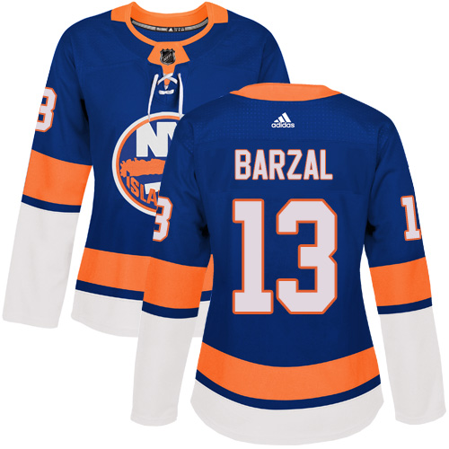 Adidas Islanders #13 Mathew Barzal Royal Blue Home Authentic Women's Stitched NHL Jersey Adidas Islanders #13 Mathew Barzal Royal Blue Home Authentic Women's Stitched NHL Jersey