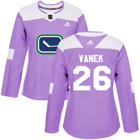 Adidas Canucks #26 Thomas Vanek Purple Authentic Fights Cancer Women's Stitched NHL Jersey Adidas Canucks #26 Thomas Vanek Purple Authentic Fights Cancer Women's Stitched NHL Jersey