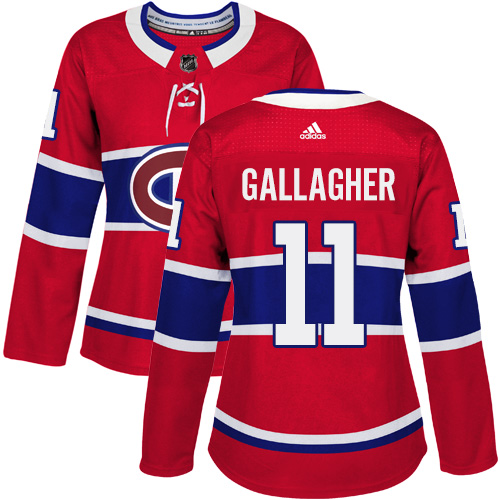 Adidas Canadiens #11 Brendan Gallagher Red Home Authentic Women's Stitched NHL Jersey Adidas Canadiens #11 Brendan Gallagher Red Home Authentic Women's Stitched NHL Jersey