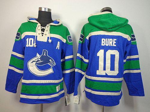 Youth Canucks #10 Pavel Bure Blue Sawyer Hooded Sweatshirt Stitched NHL Jersey Youth Canucks #10 Pavel Bure Blue Sawyer Hooded Sweatshirt Stitched NHL Jersey
