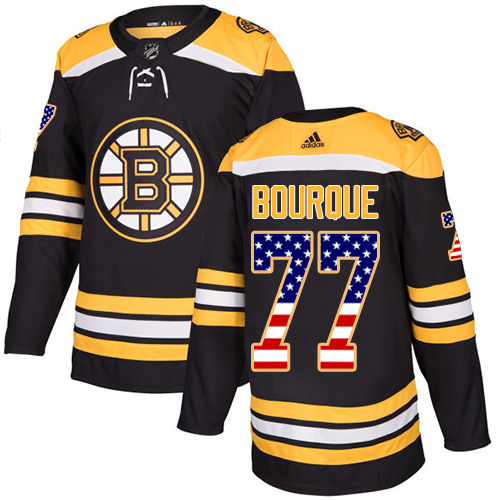 Adidas Bruins #77 Ray Bourque Black Home Authentic USA Flag Youth Stitched NHL Jersey Adidas Bruins #77 Ray Bourque Black Home Authentic USA Flag Youth Stitched NHL Jersey