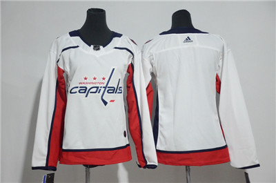 Capitals Blank White Women Adidas Jersey Capitals Blank White Women Adidas Jersey