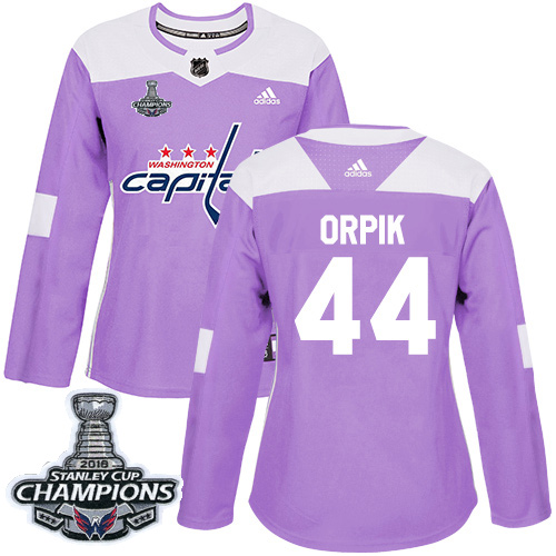 Adidas Capitals #44 Brooks Orpik Purple Authentic Fights Cancer Stanley Cup Final Champions Women's Stitched NHL Jersey Adidas Capitals #44 Brooks Orpik Purple Authentic Fights Cancer Stanley Cup Final Champions Women's Stitched NHL Jersey
