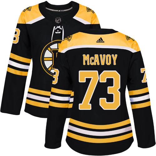 Adidas Bruins #73 Charlie McAvoy Black Home Authentic Women's Stitched NHL Jersey Adidas Bruins #73 Charlie McAvoy Black Home Authentic Women's Stitched NHL Jersey
