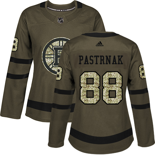 Adidas Bruins #88 David Pastrnak Green Salute to Service Women's Stitched NHL Jersey Adidas Bruins #88 David Pastrnak Green Salute to Service Women's Stitched NHL Jersey
