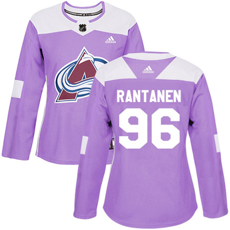 Adidas Avalanche #96 Mikko Rantanen Purple Authentic Fights Cancer Women's Stitched NHL Jersey Adidas Avalanche #96 Mikko Rantanen Purple Authentic Fights Cancer Women's Stitched NHL Jersey