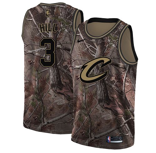 Nike Cavaliers #3 George Hill Camo Women's NBA Swingman Realtree Collection Jersey