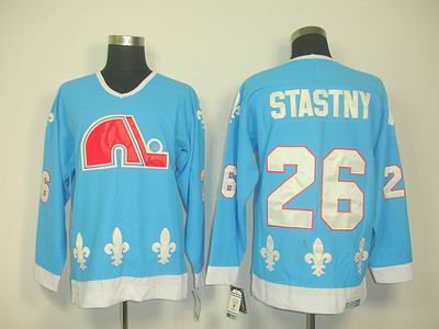 Quebec Nordiques 26 Paul Stastny Jerseys LT Blue CCM