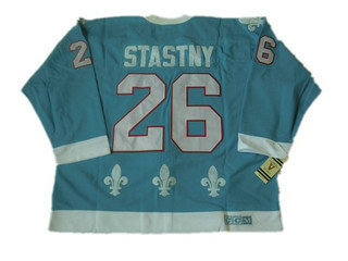 NHL jerseys Quebec Nordiques 26 STASTNY light blue
