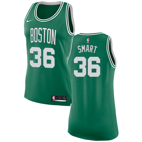 Nike Celtics #36 Marcus Smart Green Women's NBA Swingman Icon Edition Jersey Nike Celtics #36 Marcus Smart Green Women's NBA Swingman Icon Edition Jersey