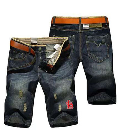 St. Louis Cardinals Team Logo Black MLB Jeans