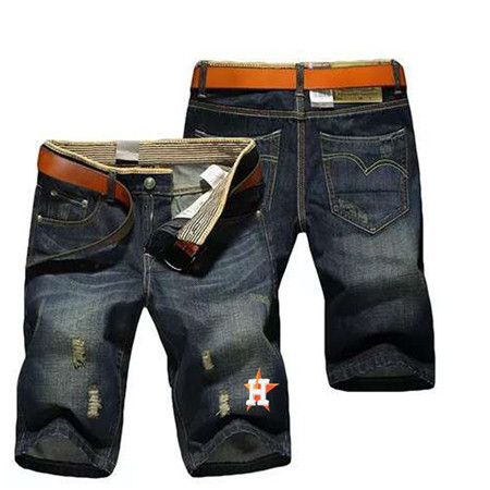 Houston Astros Team Logo Black NFL Jeans
