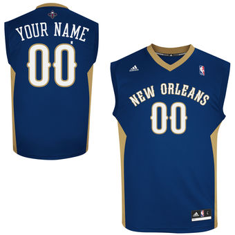 adidas Charlotte HornetsCustom Replica Road Jersey - Navy Blue