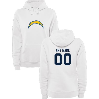 Women's San Diego Chargers Design Your Own Pullover Hoodie Women's San Diego Chargers Design Your Own Pullover Hoodie