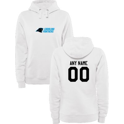 Women's Carolina Panthers Design Your Own Pullover Hoodie Women's Carolina Panthers Design Your Own Pullover Hoodie