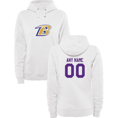 Women's Baltimore Ravens Design Your Own Pullover Hoodie Women's Baltimore Ravens Design Your Own Pullover Hoodie