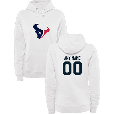 Women's Houston Texans Design Your Own Pullover Hoodie Women's Houston Texans Design Your Own Pullover Hoodie