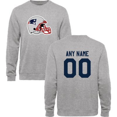 Men's New England Patriots Design Your Own Crewneck Sweatshirt Men's New England Patriots Design Your Own Crewneck Sweatshirt