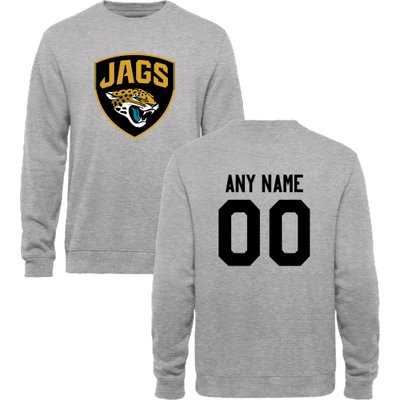 Men's Jacksonville Jaguars Design Your Own Crewneck Sweatshirt Men's Jacksonville Jaguars Design Your Own Crewneck Sweatshirt
