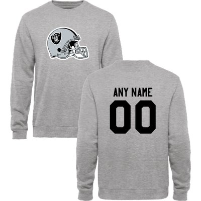 Men's Oakland Raiders Design Your Own Crewneck Sweatshirt Men's Oakland Raiders Design Your Own Crewneck Sweatshirt