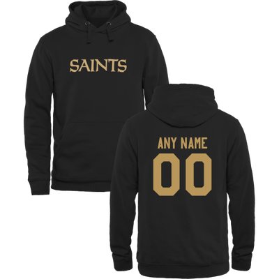 Men's New Orleans Saints Design your Own Pullover Hoodie Men's New Orleans Saints Design your Own Pullover Hoodie