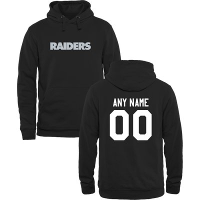 Men's Oakland Raiders Design Your Own Pullover Hoodie Men's Oakland Raiders Design Your Own Pullover Hoodie