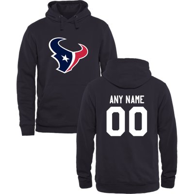 Men's Houston Texans Design Your Own Pullover Hoodie Men's Houston Texans Design Your Own Pullover Hoodie