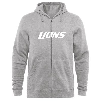 Men's Detroit Lions Design Your Own Zip Hoodie