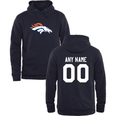 Men's Denver Broncos Design Your Own Pullover Hoodie Men's Denver Broncos Design Your Own Pullover Hoodie