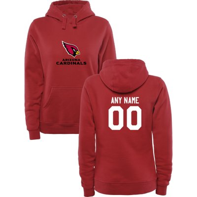 Women's Arizona Cardinals Design Your Own Pullover Hoodie