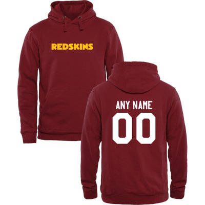 Men's Washington Redskins Design Your Own Pullover Hoodie Men's Washington Redskins Design Your Own Pullover Hoodie
