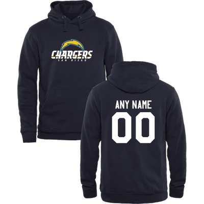Men's San Diego Chargers Design Your Own Pullover Hoodie