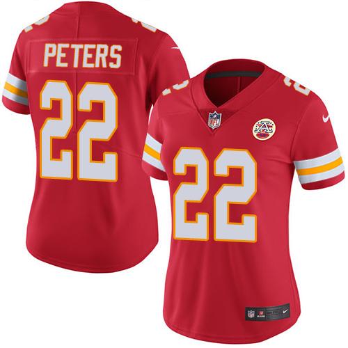 Nike Chiefs #22 Marcus Peters Red Women's Stitched NFL Limited Rush Jersey Nike Chiefs #22 Marcus Peters Red Women's Stitched NFL Limited Rush Jersey