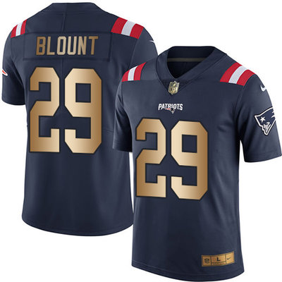 Nike Patriots #29 LeGarrette Blount Navy Blue Men's Stitched NFL Limited Gold Rush Jersey Nike Patriots #29 LeGarrette Blount Navy Blue Men's Stitched NFL Limited Gold Rush Jersey