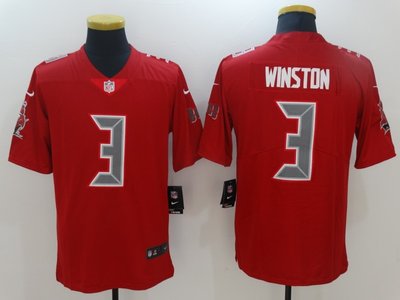 Nike Buccaneers 3 Jameis Winston Red Color Rush Limited Jersey Nike Buccaneers 3 Jameis Winston Red Color Rush Limited Jersey