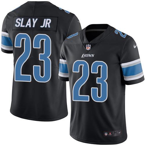Nike Lions #23 Darius Slay JR Black Men's Stitched NFL Limited Rush Jersey Nike Lions #23 Darius Slay JR Black Men's Stitched NFL Limited Rush Jersey