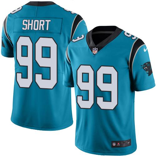 Nike Panthers #99 Kawann Short Blue Men's Stitched NFL Limited Rush Jersey Nike Panthers #99 Kawann Short Blue Men's Stitched NFL Limited Rush Jersey