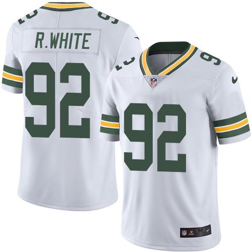 Nike Packers #92 Reggie White White Men's Stitched NFL Limited Rush Jersey Nike Packers #92 Reggie White White Men's Stitched NFL Limited Rush Jersey