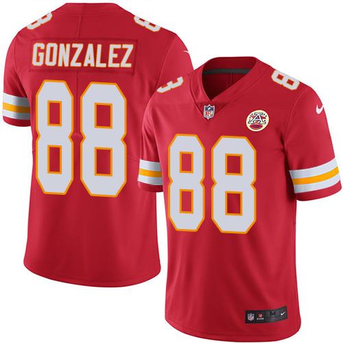 Nike Chiefs #88 Tony Gonzalez Red Men's Stitched NFL Limited Rush Jersey Nike Chiefs #88 Tony Gonzalez Red Men's Stitched NFL Limited Rush Jersey