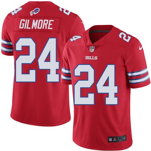 Nike Bills #24 Stephon Gilmore Red Men's Stitched NFL Elite Rush Jersey Nike Bills #24 Stephon Gilmore Red Men's Stitched NFL Elite Rush Jersey
