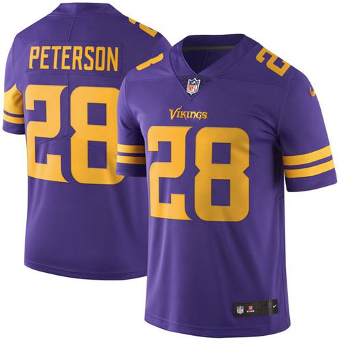 Nike Vikings #28 Adrian Peterson Purple Youth Stitched NFL Limited Rush Jersey Nike Vikings #28 Adrian Peterson Purple Youth Stitched NFL Limited Rush Jersey