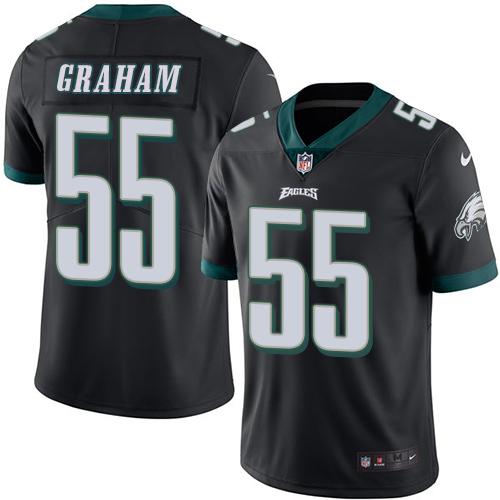 Nike Eagles #55 Brandon Graham Black Men's Stitched NFL Limited Rush Jersey Nike Eagles #55 Brandon Graham Black Men's Stitched NFL Limited Rush Jersey