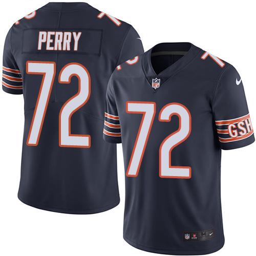 Nike Bears #72 William Perry Navy Blue Men's Stitched NFL Limited Rush Jersey Nike Bears #72 William Perry Navy Blue Men's Stitched NFL Limited Rush Jersey