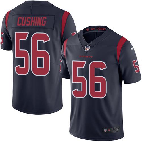 Nike Texans #56 Brian Cushing Navy Blue Men's Stitched NFL Limited Rush Jersey Nike Texans #56 Brian Cushing Navy Blue Men's Stitched NFL Limited Rush Jersey