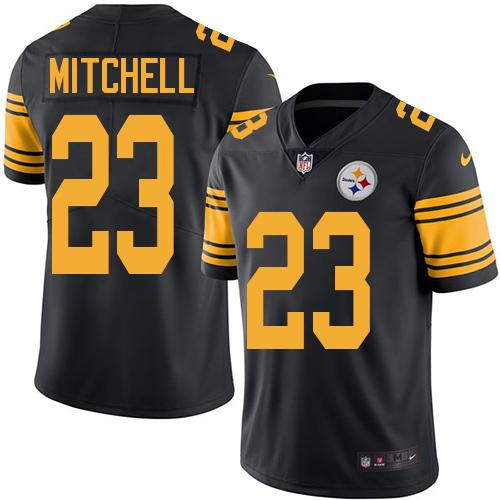 Nike Steelers #23 Mike Mitchell Black Men's Stitched NFL Limited Rush Jersey Nike Steelers #23 Mike Mitchell Black Men's Stitched NFL Limited Rush Jersey