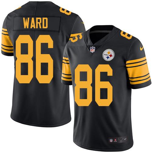 Nike Steelers #86 Hines Ward Black Men's Stitched NFL Limited Rush Jersey Nike Steelers #86 Hines Ward Black Men's Stitched NFL Limited Rush Jersey